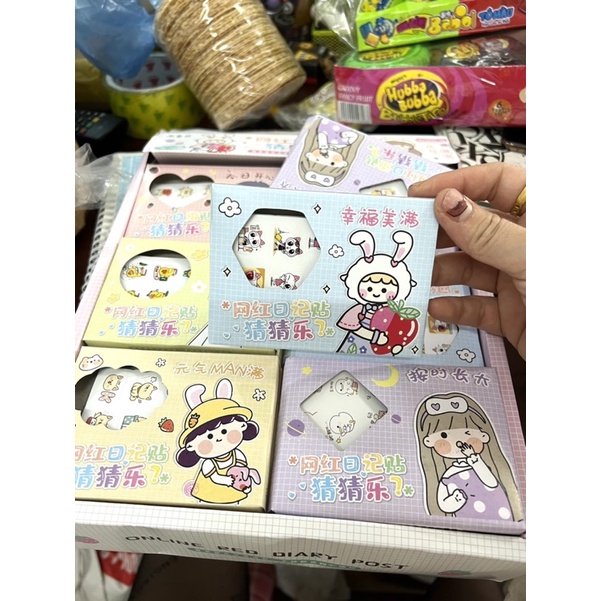 Hình Dán Vở Búp Bê Thời Trang(Bộ 6 Tấm Loại Đẹp)