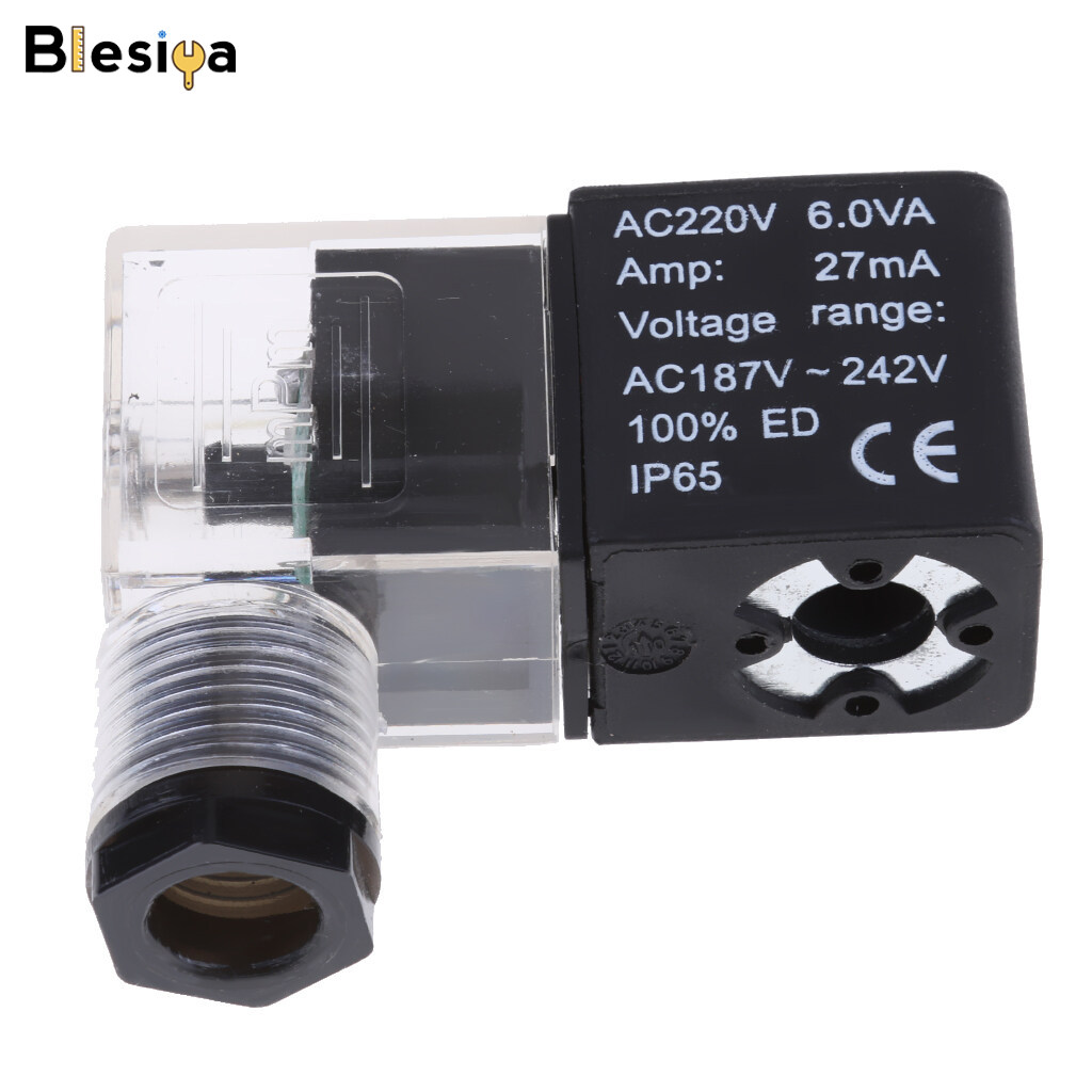 Blesiya Electric Solenoid Valve Pneumatic Air 110V AC/220V AC