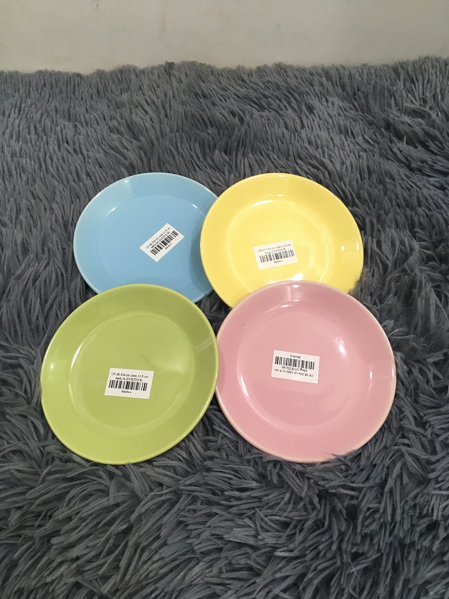 DĨA 11.5x1.5 CM - GỐM SỨ CƯỜNG PHÁT - HÀNG VIỆT NAM CHẤT LƯỢNG CAO