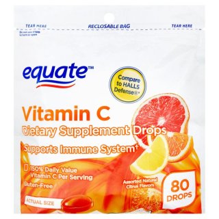 Kẹo ngậm Equate hương cam chanh đào vitamin C - 80viên thumbnail