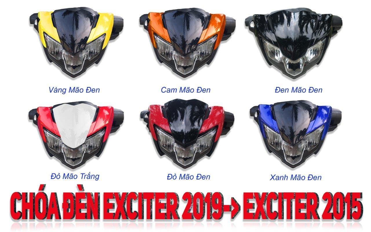 [HCM]BỘ ĐẦU ĐÈN EX2019 LÊN CHO EX2015 V1 LẮP ĐỒNG HỒ ZIN  Sử Dụng Cho Xe Exciter.