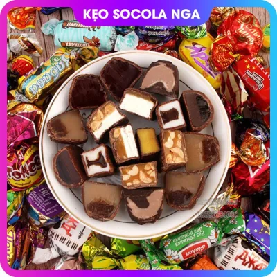 Kẹo Socola Nga Mix Vị Gói 500G