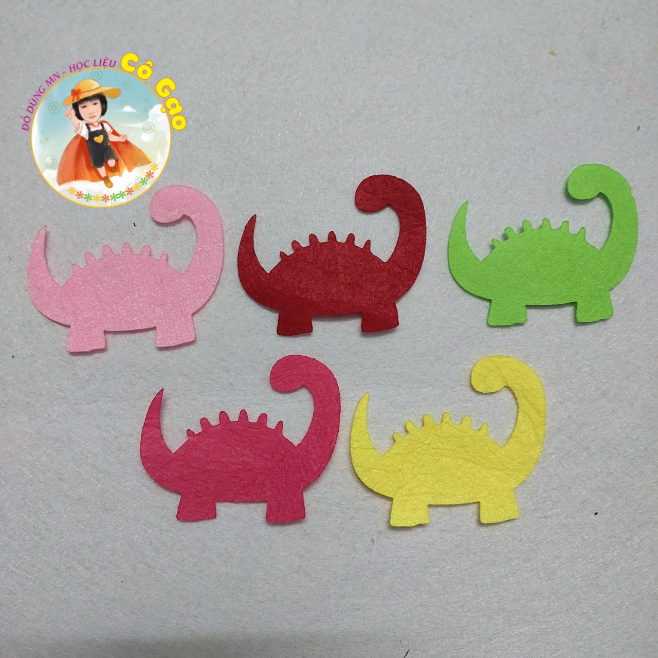 SET 20 CON VẬT NỈ NHIỀU MÀU TT MẦM NON(~7CM)