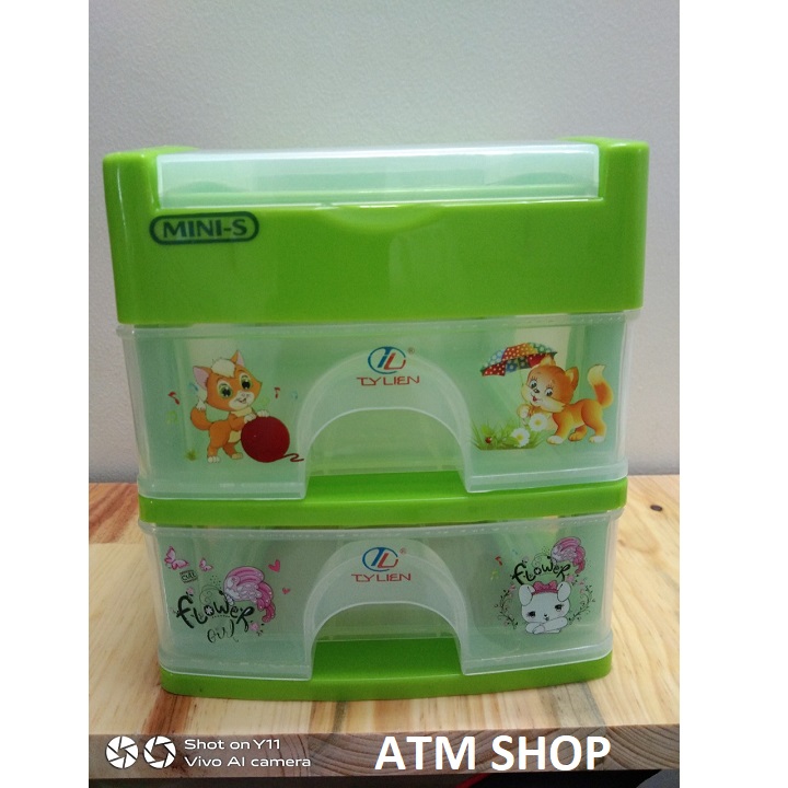 TỦ NHỰA MINI 3 NGĂN TY LIEN-(15.5X19X19CM)