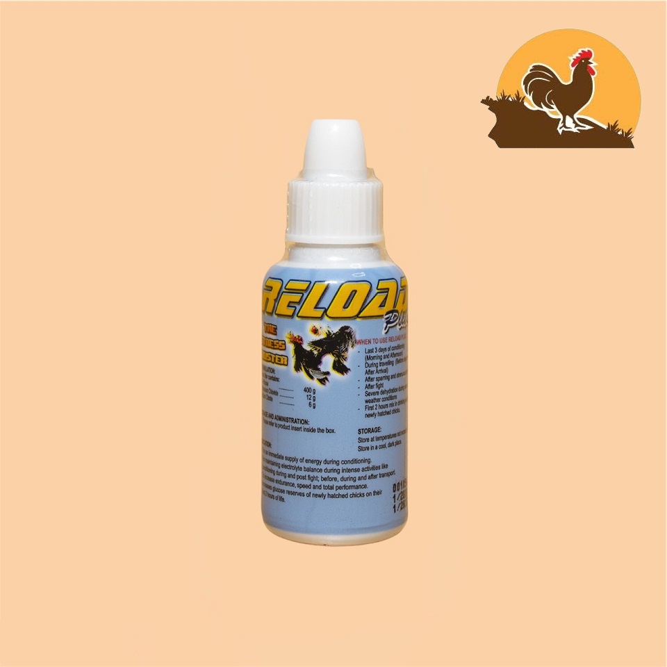 Reload PLUS chống rớt bo cho gà đi đá 15ml