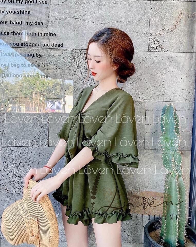 jumpsuit đùi nơ ngực kate-MTB