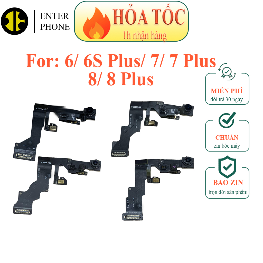Camera trước 6/ 6S/ 6 Plus/ 6S Plus/ 7/ 7 Plus/ 8/ 8 Plus ZIN BÓC MÁY.
