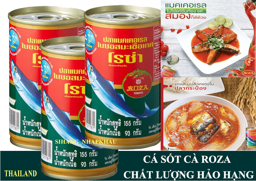 Cá thu Sốt tương cà Roza 155g