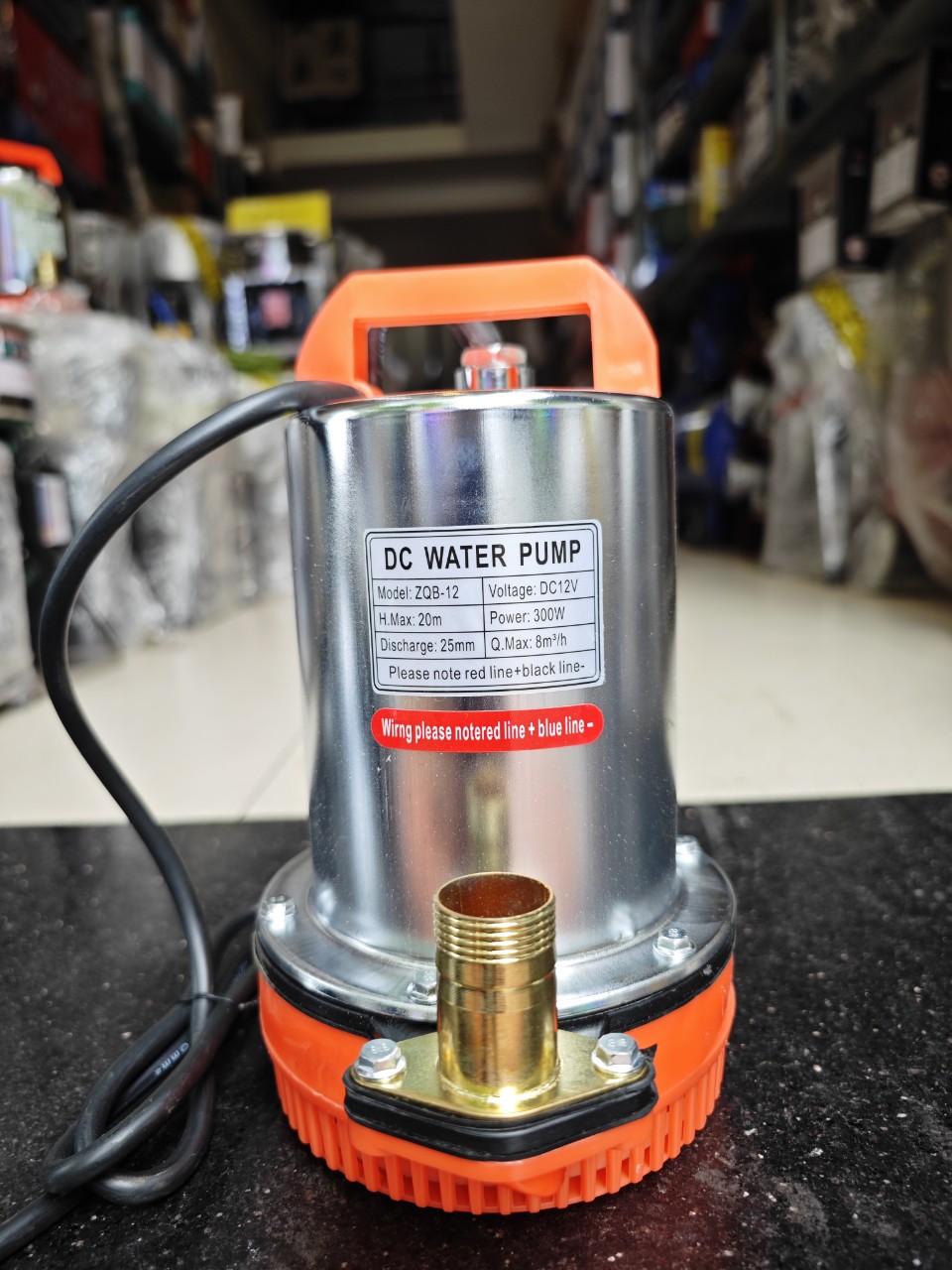 MÁY BƠM CHÌM INOX 12V 24V HÀNG CÔNG SUẤT LỚN