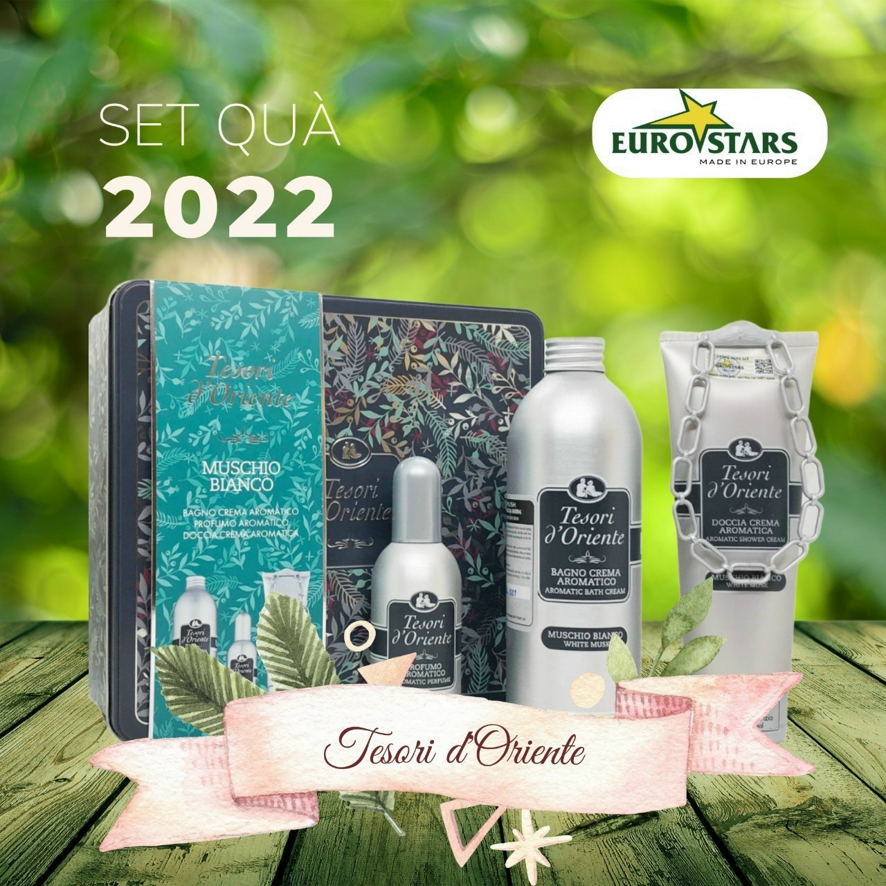 [HCM] box (iron) gift Tesori Giftset-meaningful gift for lovers-mother-sister-friends into the feast day anniversary-fragrance kept all day