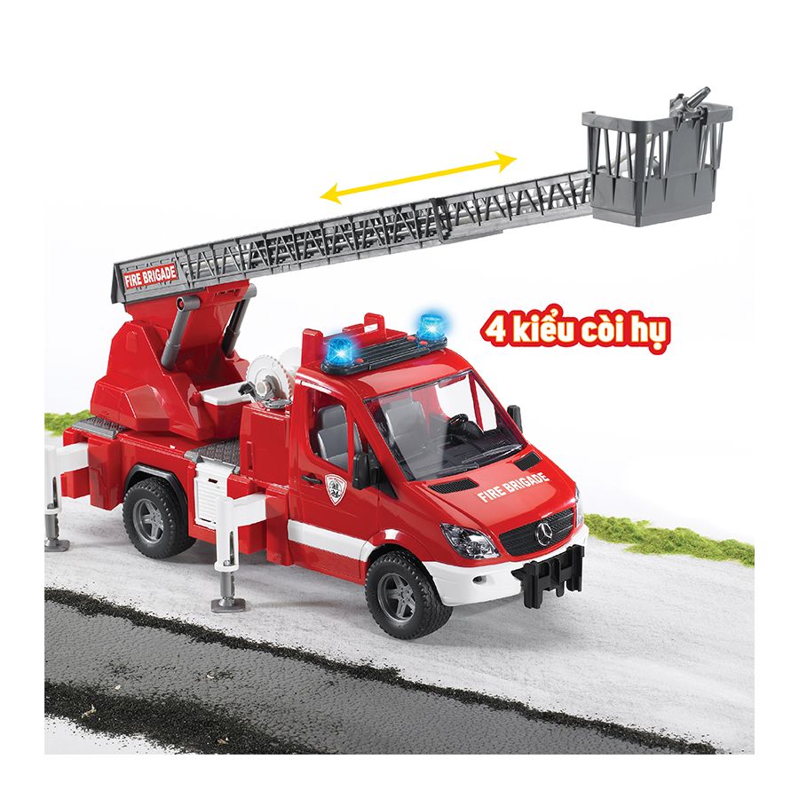 Xe Cứu Hỏa Thang Xoay Mercedes-Benz BRU02532