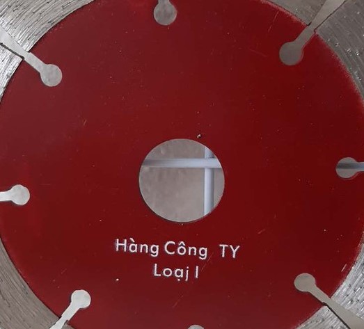 Lưỡi cắt gạch, lưỡi cắt bê tông, cắt đá 114, 125, 150,180, 230 CHAH đỏ
