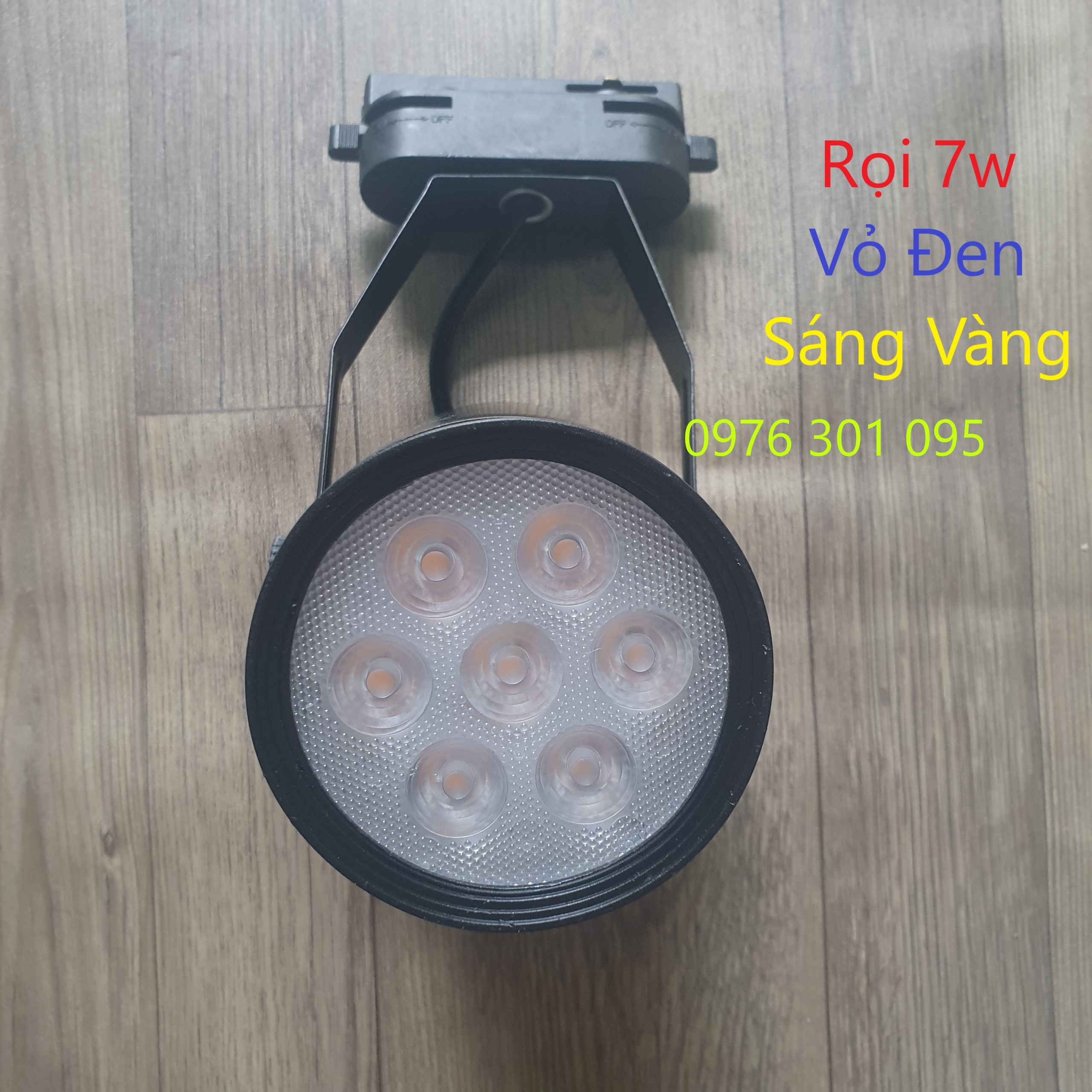 Đèn rọi thanh ray 7w - bảo hành 12 tháng