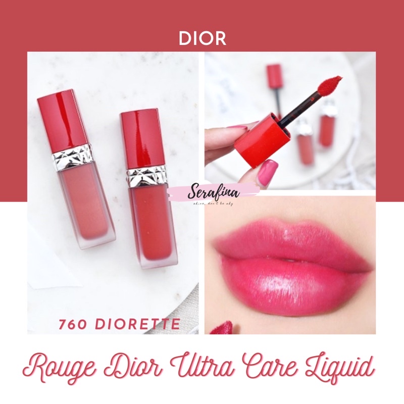 Son Kem Dior 760 Forever Glam  Đỏ Hồng Mới Nhất