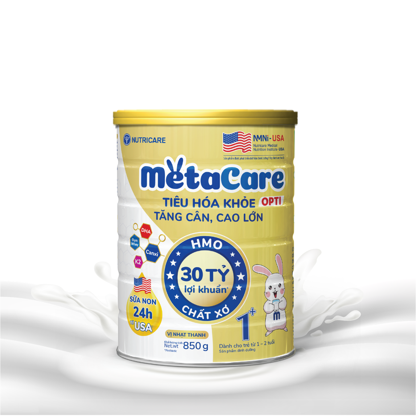 Sữa bột Nutricare Metacare Opti 1+ 850g