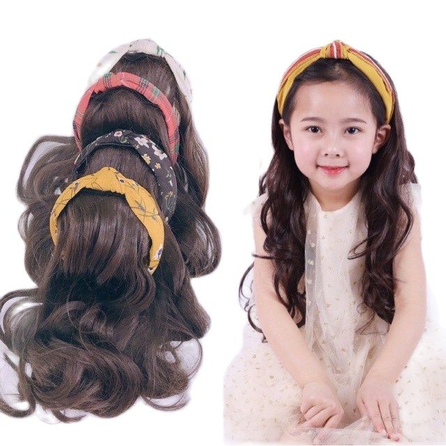 Cài tóc giả dáng Xoăn lọn công chúa, dài