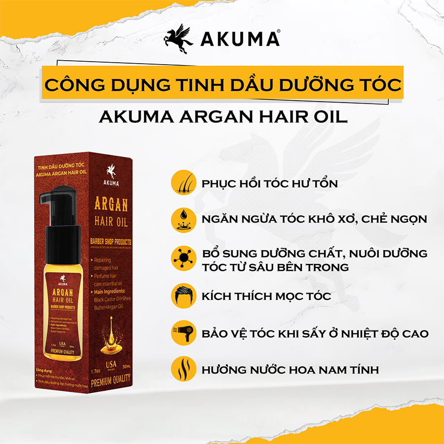 Sáp Vuốt Tóc AKUMA , Gôm Giữ Nếp Tóc , Xịt Tạo Phồng Tóc , Dầu Tắm Gội , Sữa Rửa Mặt