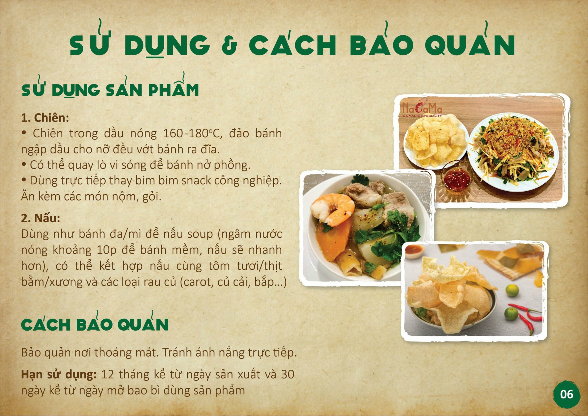 bánh phồng tôm Cà Mau - NACAMA Tôm sú
