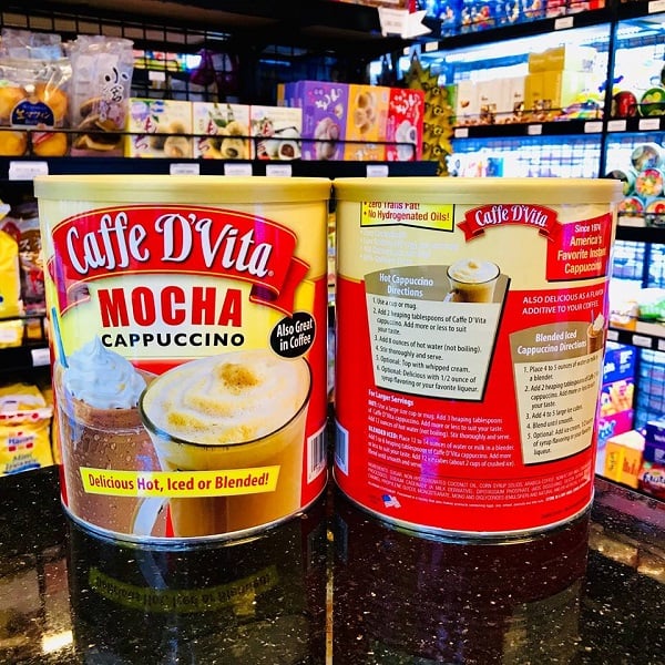 Bột cà phê hòa tan Caffe D Vita Mocha Cappuccino 1,8kg