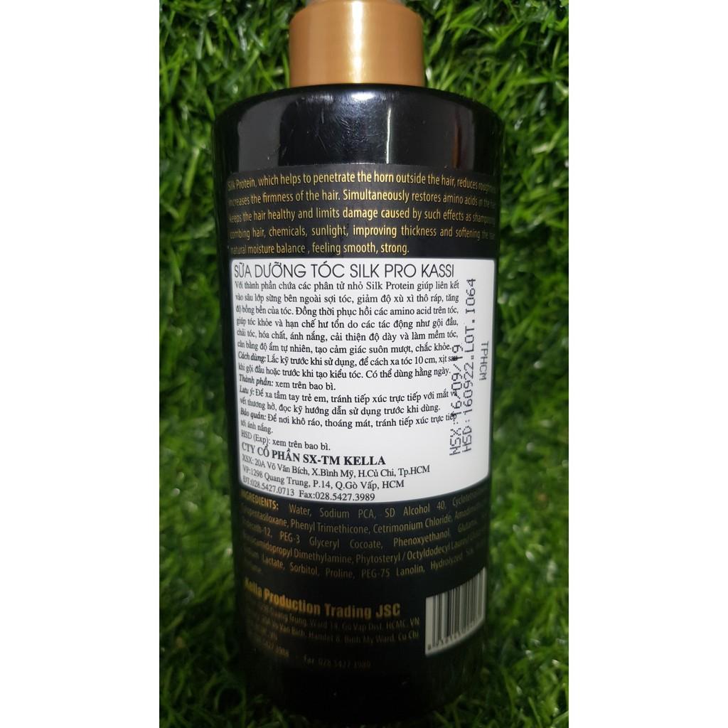 [HCM]Sữa dưỡng tóc Kassi Silk Pro 250ml