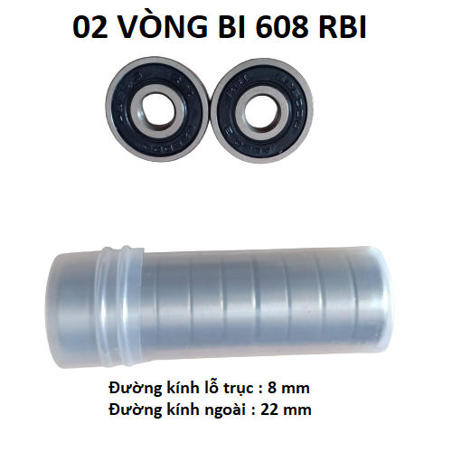 02 Vòng bi 608 RBI
