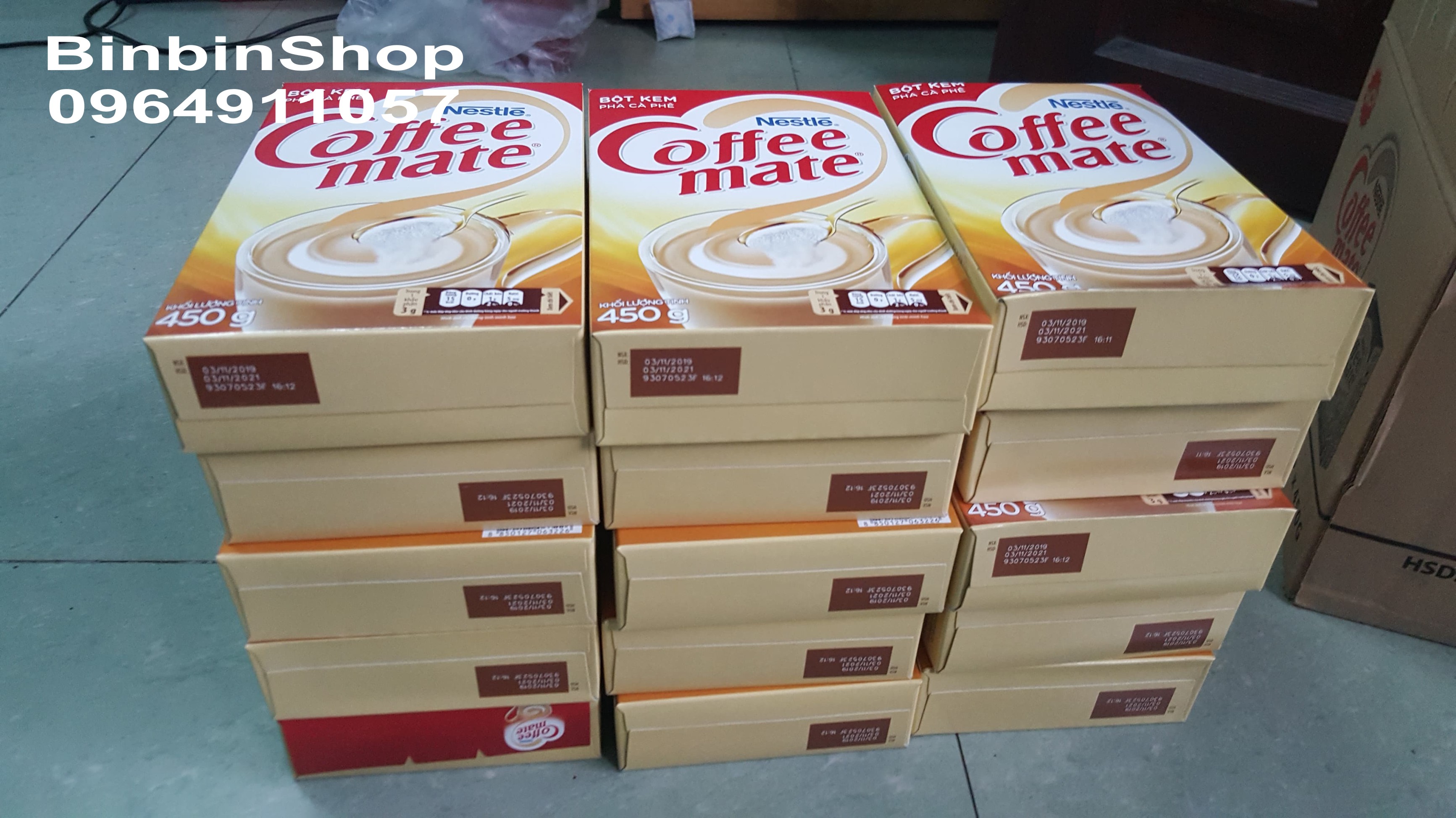 [HCM] Bột kem coffee mate 450gram - Nestle