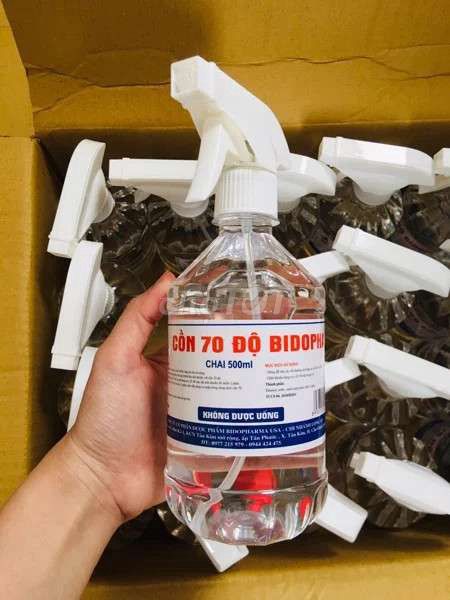 [HCM] Cồn Sát Khuẩn Y Tế BIDOPHA chai 500ml và 1000ml (1 lít)