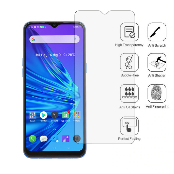 miếng dán màn hình cường lực Realme 5