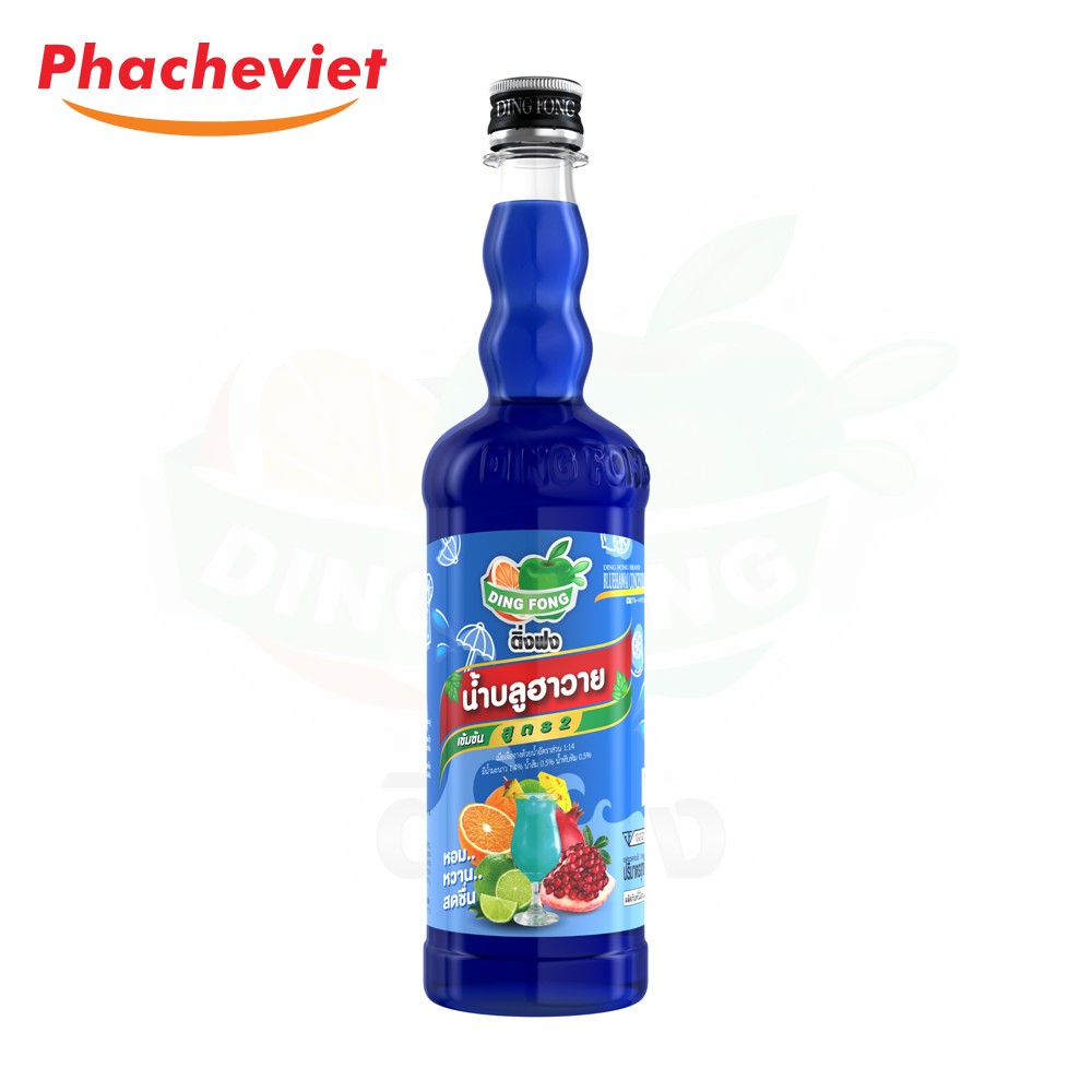 Syrup Ding Fong Đủ Mùi 760ml