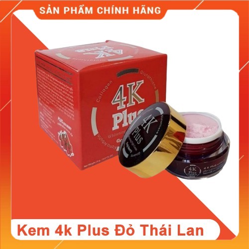Kem Face 4K Plus Goji Berry Đỏ Thái Lan Chính Hãng ️Khử Mụn Thâm , Se Khít Chân Lông ️