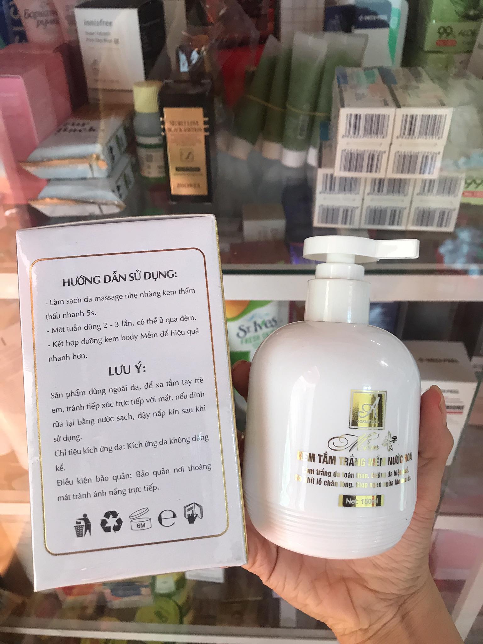 Kem Tắm Trắng Mềm Phương Anh