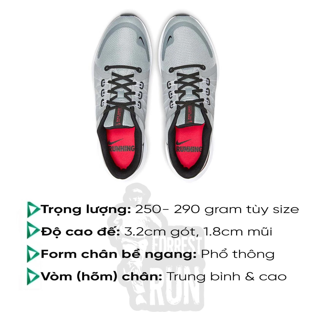 Nike Quest 4 men Running shoes da1105-007