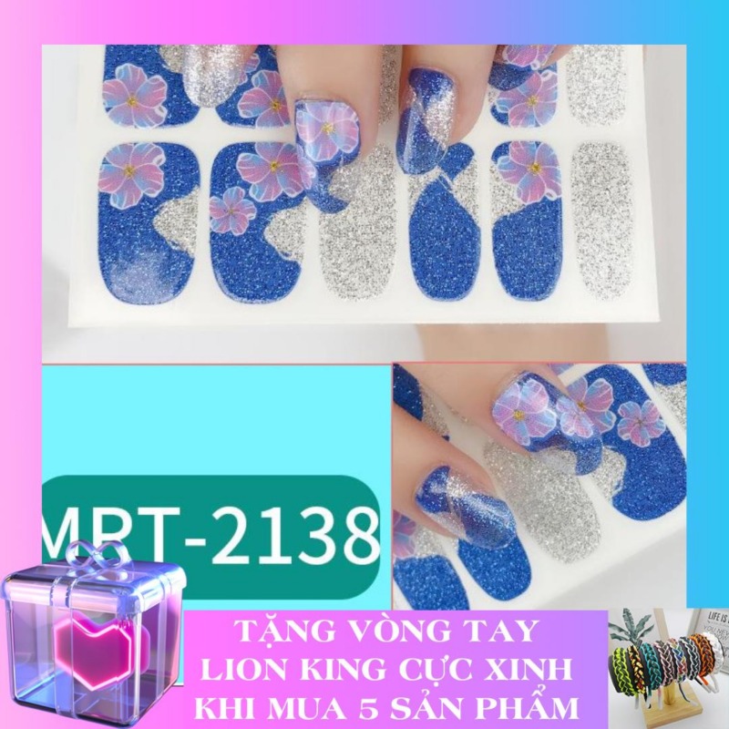 Set miếng dán móng tay Nail Sticker cao cấp