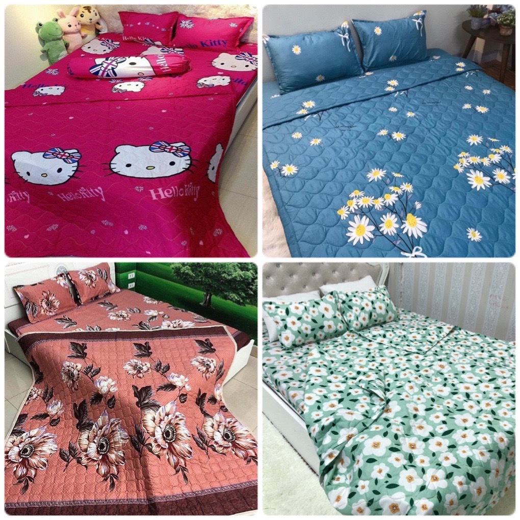 Chăn Hè Thu Trần Bông Hàn Quốc Cotton Poly Nhiều Màu Chọn Lựa