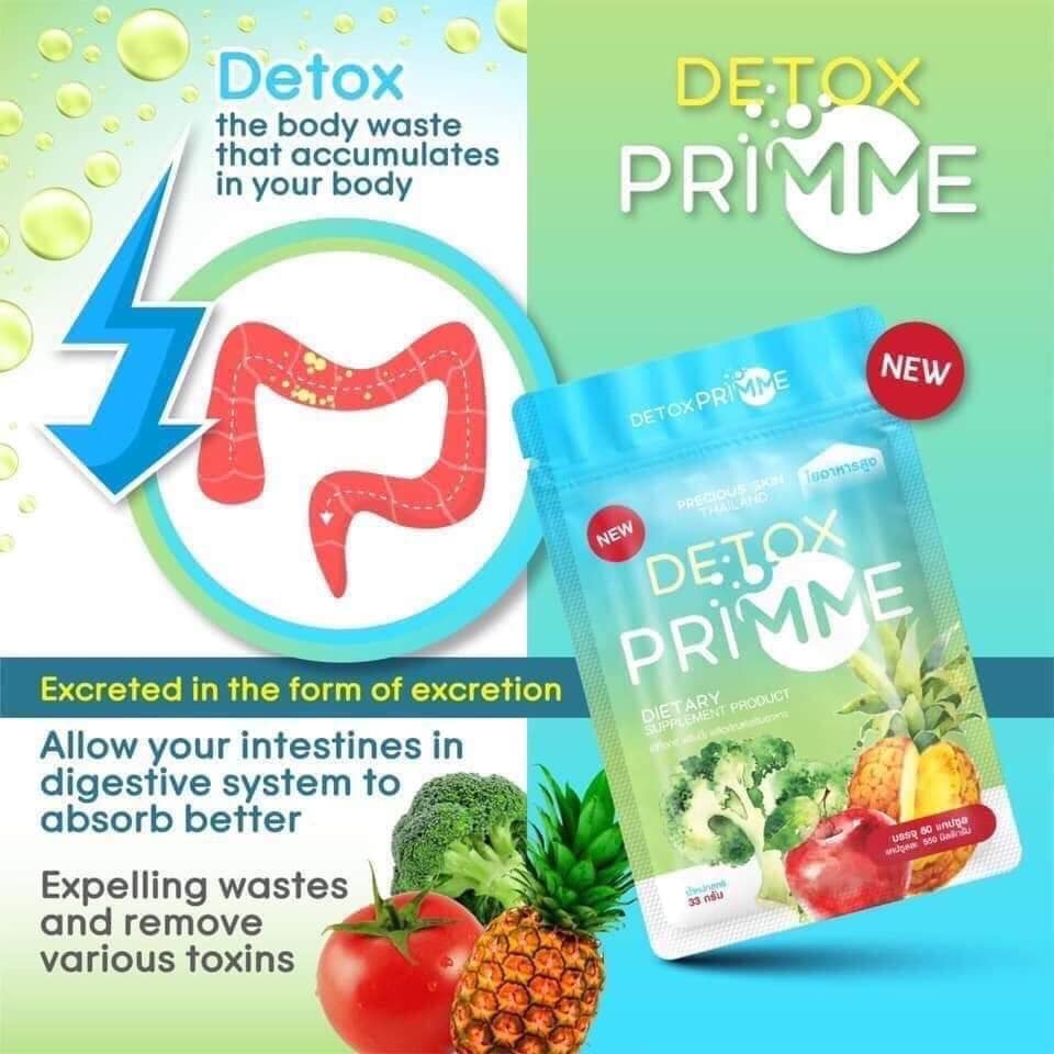 DETOX DTX PRIME - GIẢM CÂN RAU CỦ QUẢ THÁI LAN