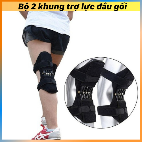 Bộ 2 Khung Trợ Lực Đầu Gối Giúp Bảo Vệ Và Kéo Dãn Khớp Bảo Vệ Đầu Gối, Đai Trợ Lực Đầu Gối Cho Người Cao Tuổi.
