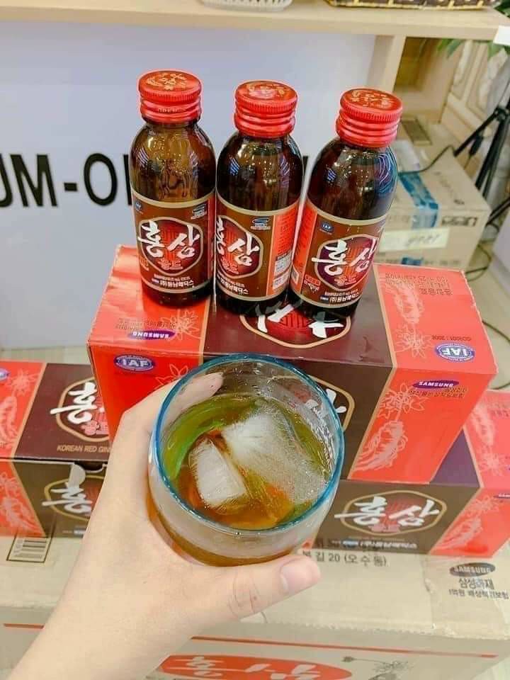Nước Hồng Sâm Hàn Quốc Hộp 10 chai x 100ml