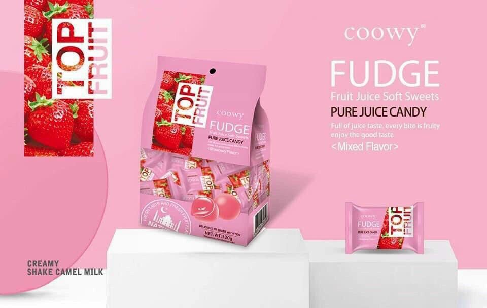 Kẹo dẻo trái cây top fruit nhiều hương vị gói 320gr