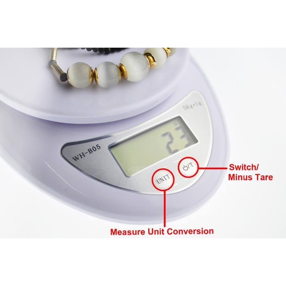 CÂN BÀN ĐIỆN TỬ NHÀ BẾP (5 KG)