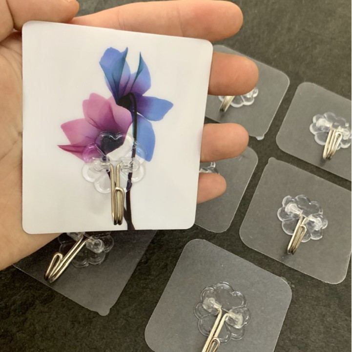 Combo 10 Móc Dán Tường 3D Siêu Chắc Chắn