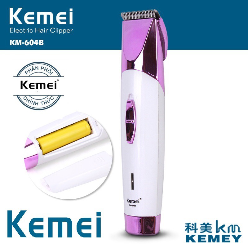 Tông Đơ Cắt Tóc Gia Đình Kemei 604B