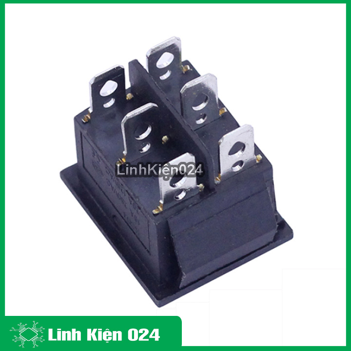 Công tắc bập bênh kcd4 250vac-16a 6p 3 chế độ