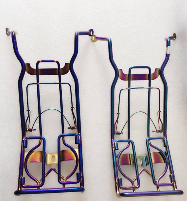 Baga giữa inox xi titan 7 màu xe Wave A 2017-2024, Wave anpha 110, RS110