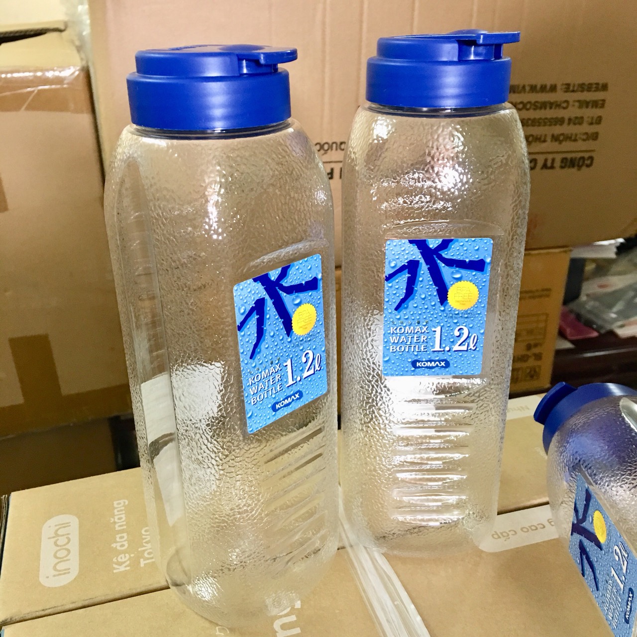 Bình nước cao cấp 1.2L Komax Hàn Quốc nhựa PP cao cấp an toàn sức khỏe, chịu nhiệt độ từ -20 độ C đến 70 độ C