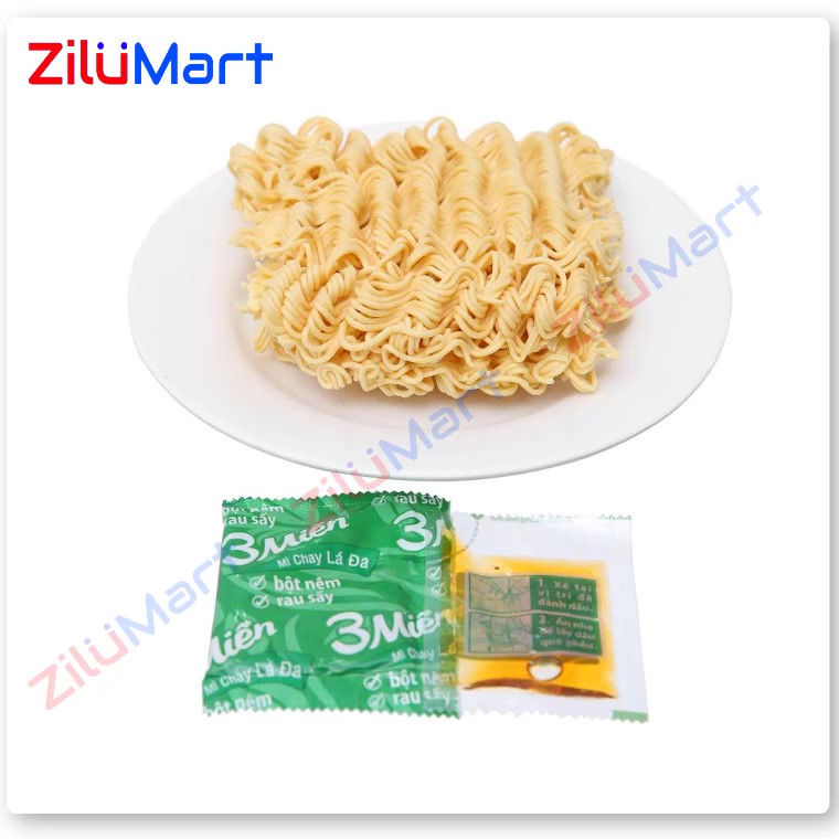 Mì chay lá đa 3 Miền (thùng 30 gói) loại 65g