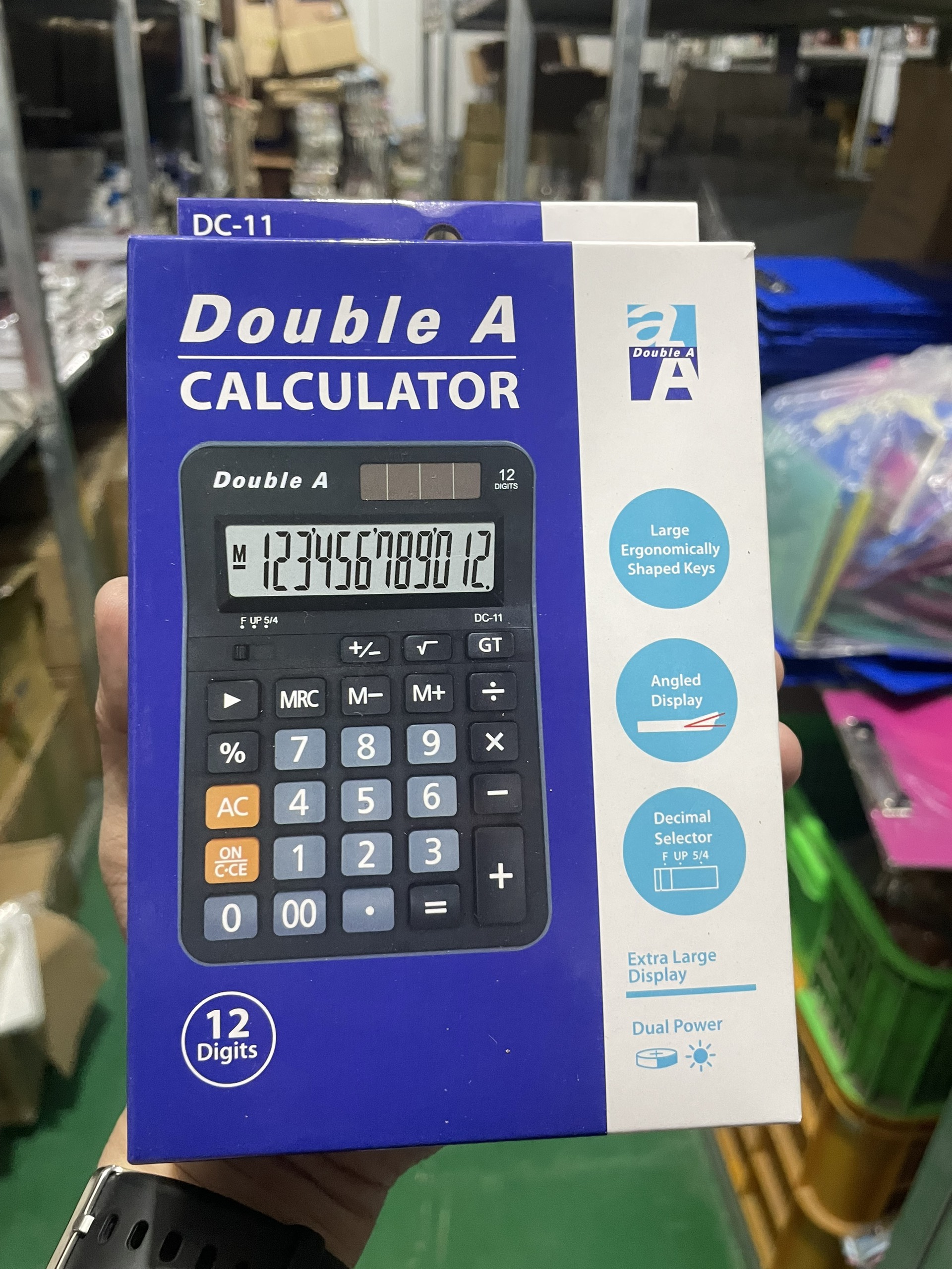 Máy tính bỏ túi 12 số doublea dc-11