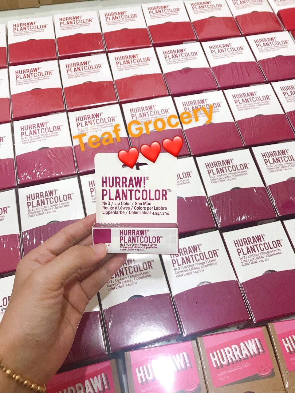 Son dưỡng môi có màu Hurraw! Balm