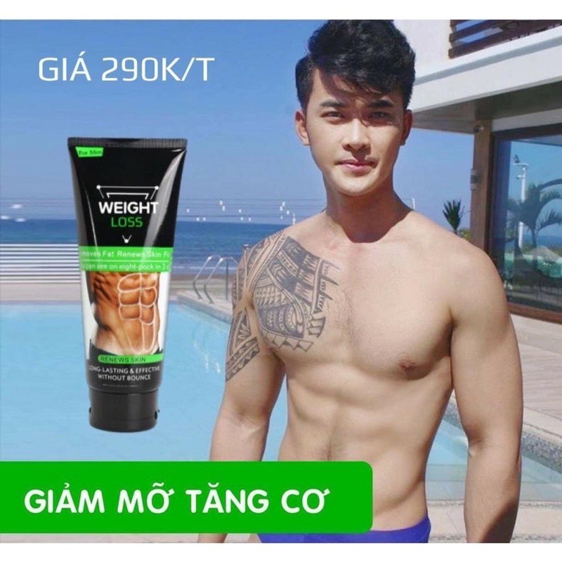 KEM TAN MỠ BỤNG, KEM TAN MỠ EIGHT PACK