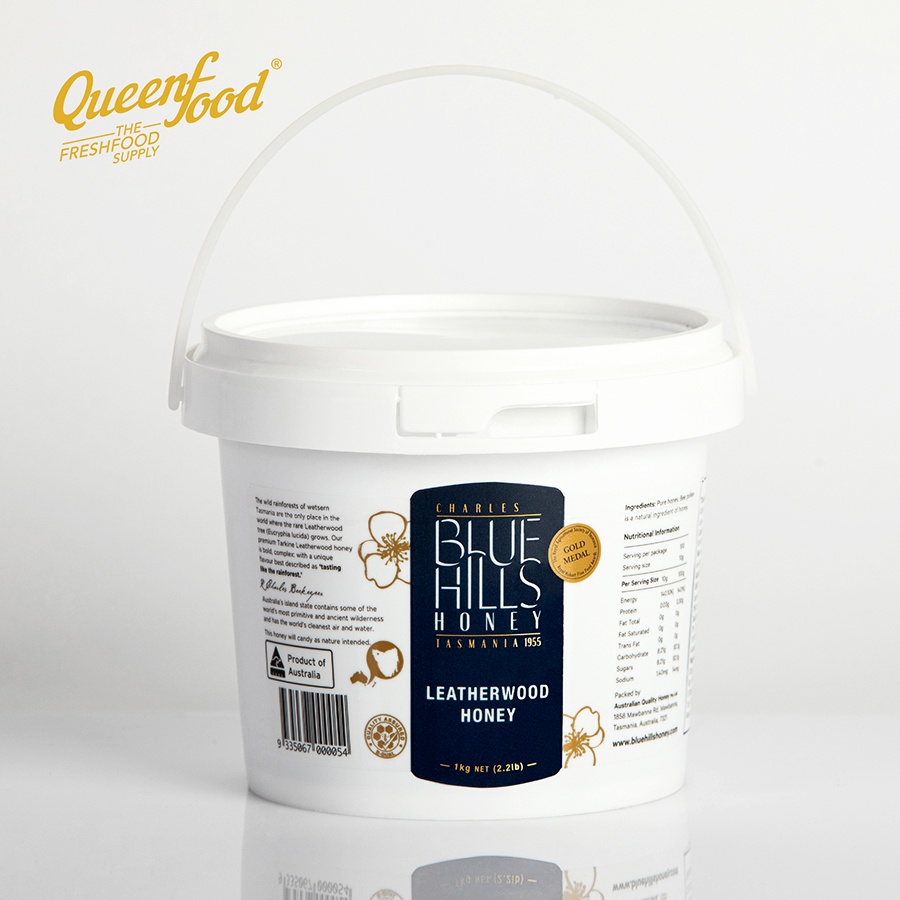 Mật Ong Leatherwood Blue Hills 1kg-[Chính Hãng]