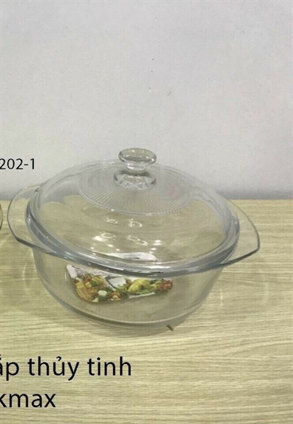 Âu thố thủy tinh có nắp màu trắng đủ size